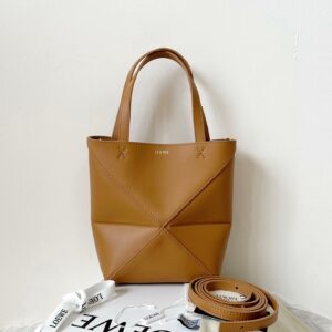 LOEWE Mini Puzzle Fold Tote Bag
