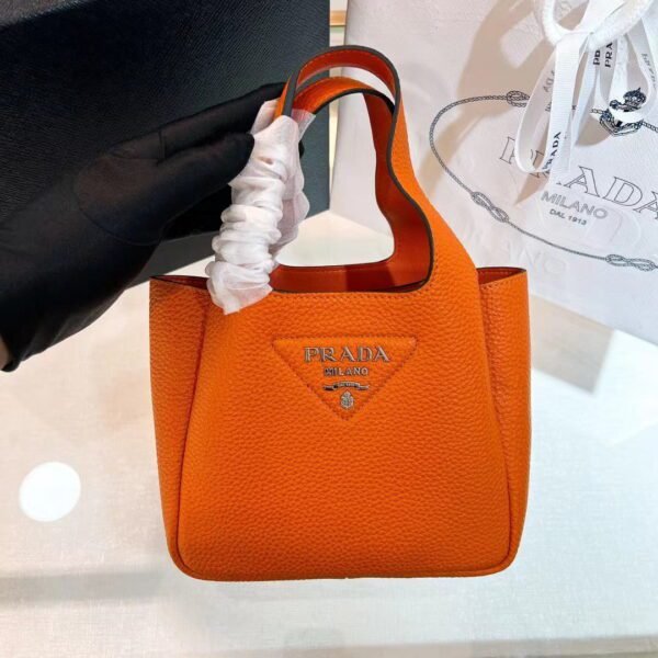 PRADA Leather Tote Bag 1BG335