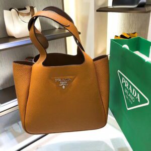 PRADA Leather Tote Bag 1BG335