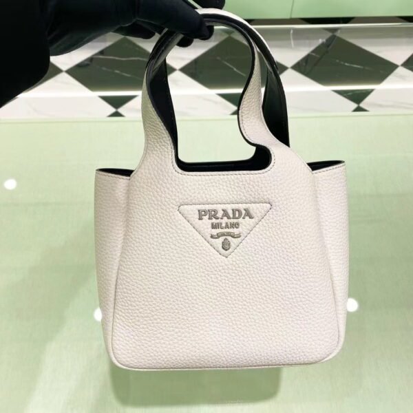 PRADA Leather Tote Bag 1BG335