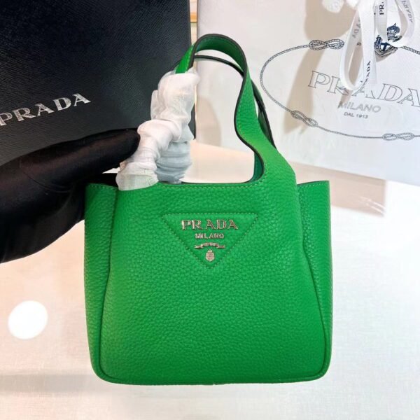 PRADA Leather Tote Bag 1BG335