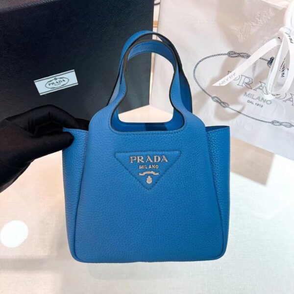 PRADA Leather Tote Bag 1BG335