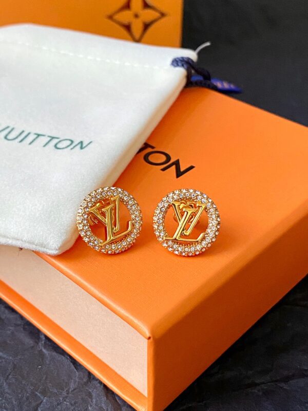 LV Louis By Night Stud Earrings