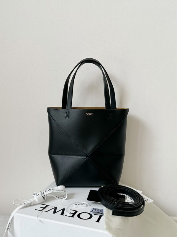 LOEWE Mini Puzzle Fold Tote Bag