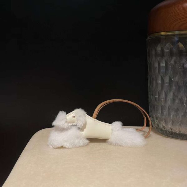 Hermes Budy puppy pendant