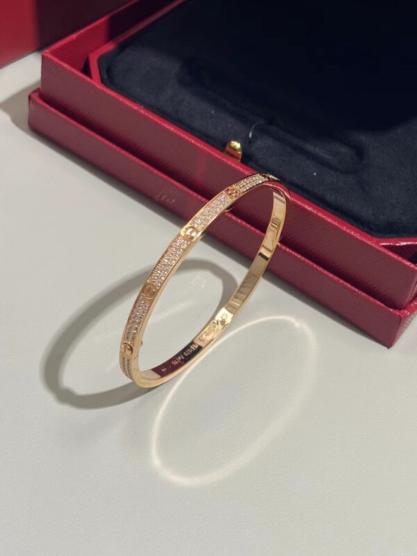 Cartier bracelet LOVE diamond-laden