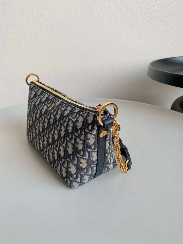 DIOR star blue canvas bag