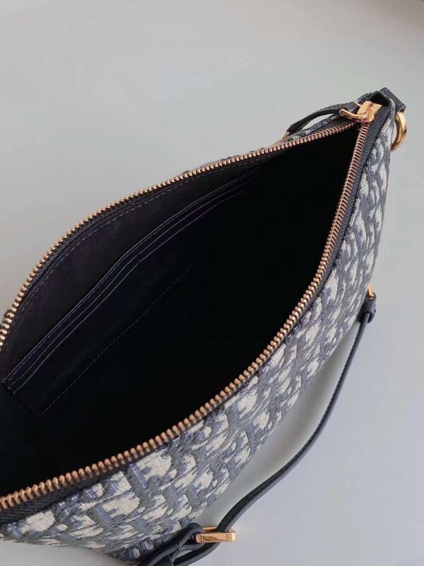 DIOR star blue canvas bag