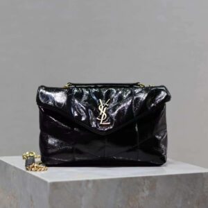 YSL Loulou Puffer mini Double chain bag