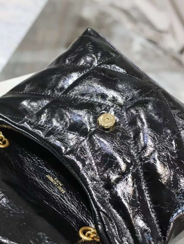 YSL Loulou Puffer mini Double chain bag