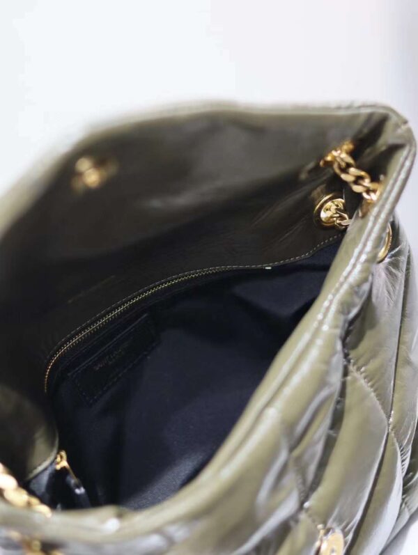 YSL Loulou Puffer  Double chain bag