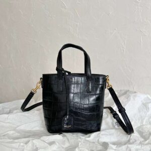 YSL mini  Crocodile print tote bag