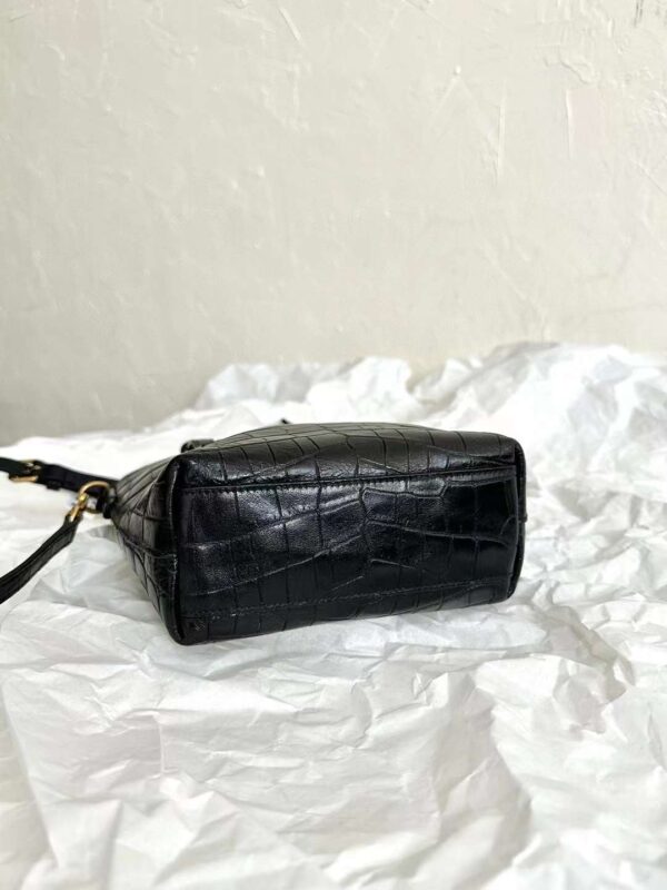 YSL mini  Crocodile print tote bag