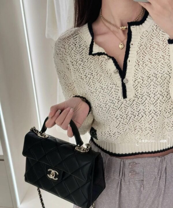 CHANEL 24P kelly handle bag