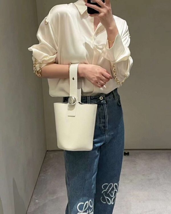 Loewe pebble mini bucket bag