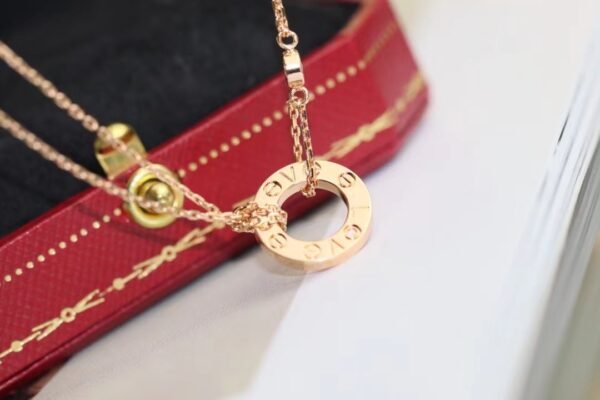 CARTIER LOVE Pancake necklace
