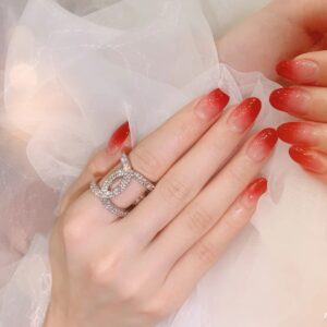 CHANEL LOGO Diamond ring