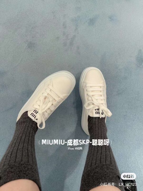 MIUMIU 2024 denim White casual shoes