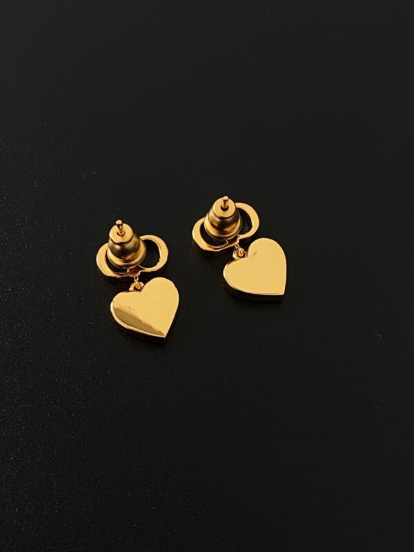 DIOR Rhinestone earrings for love