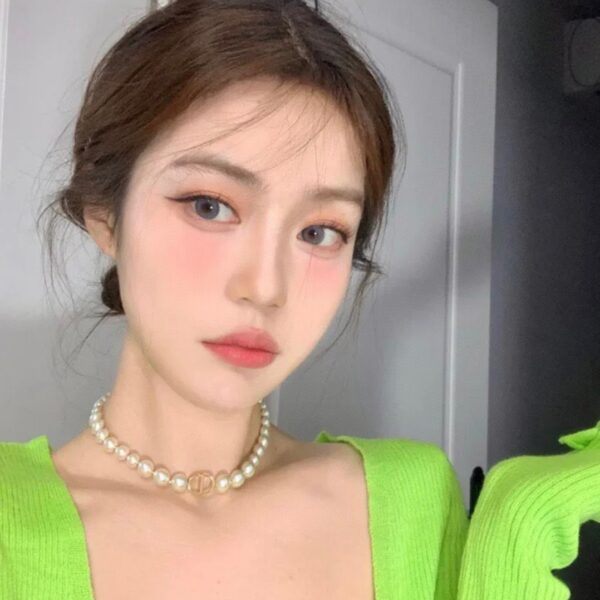 DIOR CD Choker pearl necklace