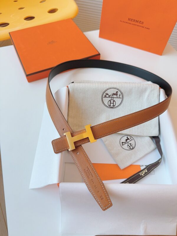 HERMES  EPSOM 24mm  Calfskin double-sided belt