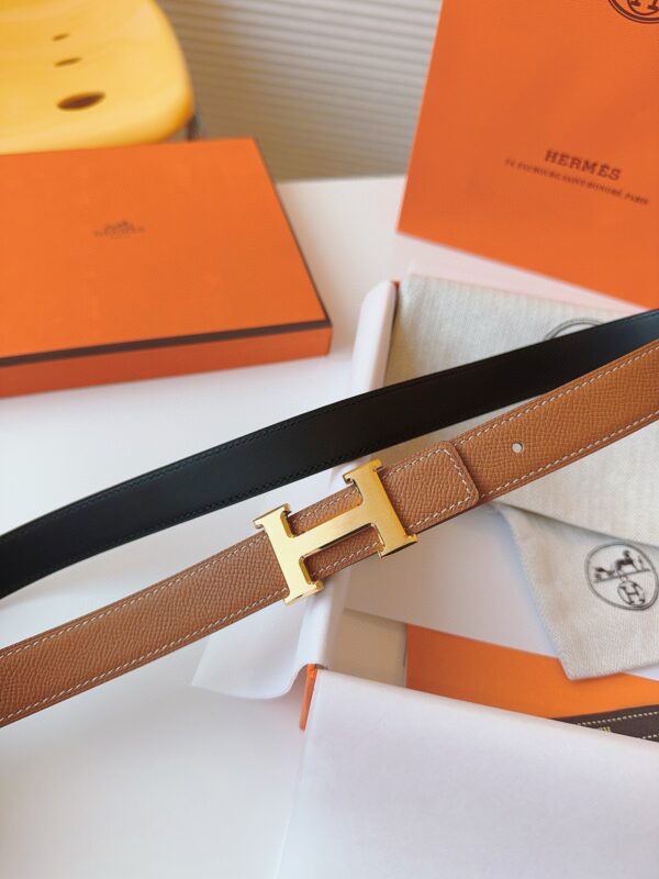 HERMES  EPSOM 24mm  Calfskin double-sided belt