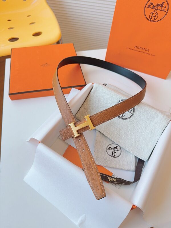 HERMES  EPSOM 24mm  Calfskin double-sided belt