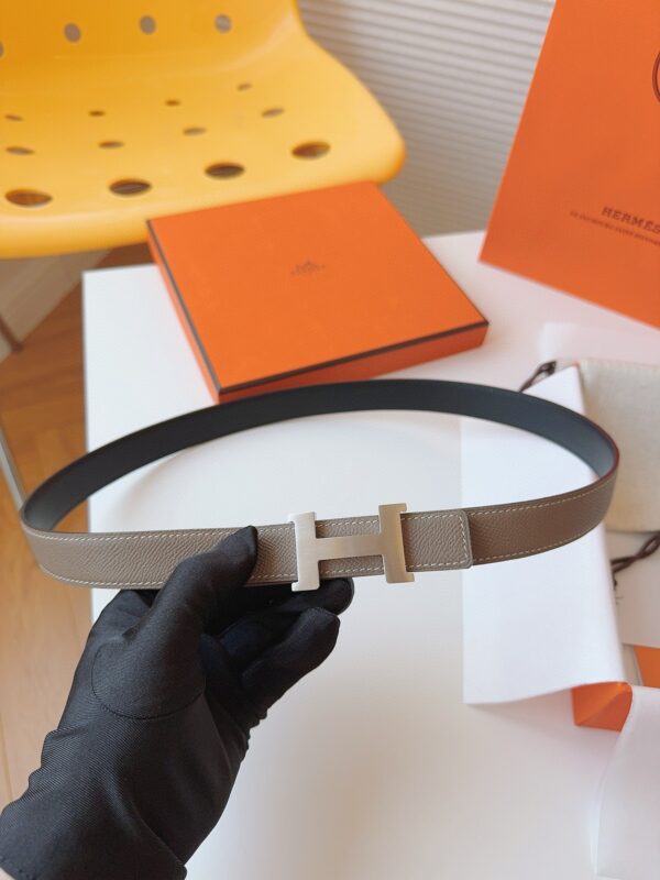 HERMES  EPSOM 24mm  Calfskin double-sided belt