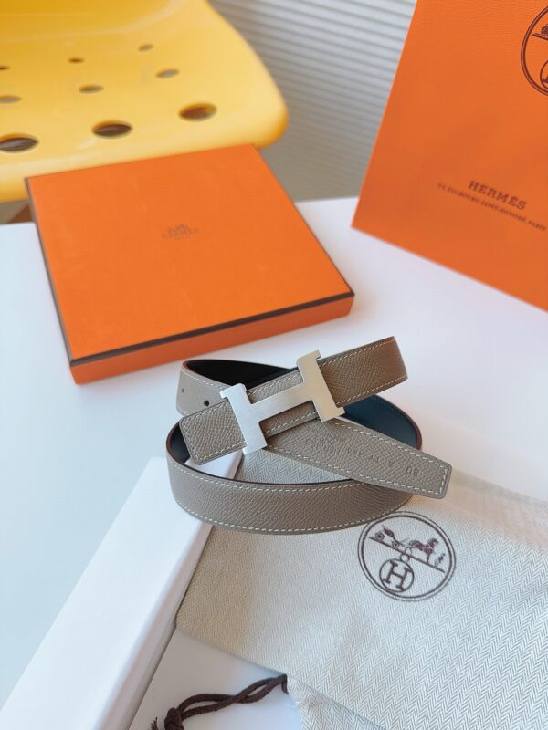 HERMES  EPSOM 24mm  Calfskin double-sided belt
