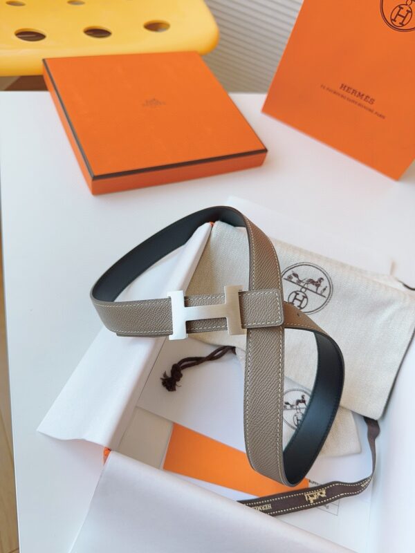 HERMES  EPSOM 24mm  Calfskin double-sided belt