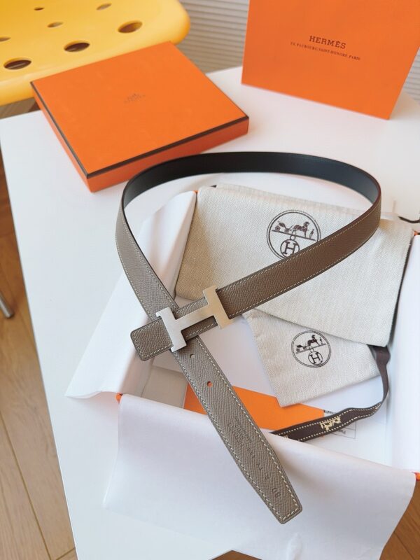 HERMES  EPSOM 24mm  Calfskin double-sided belt