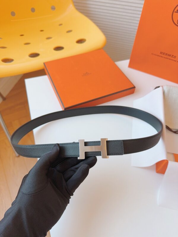 HERMES EPSOM 24mm Calfskin double-sided belt