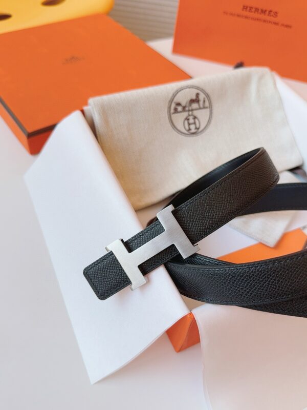 HERMES EPSOM 24mm Calfskin double-sided belt