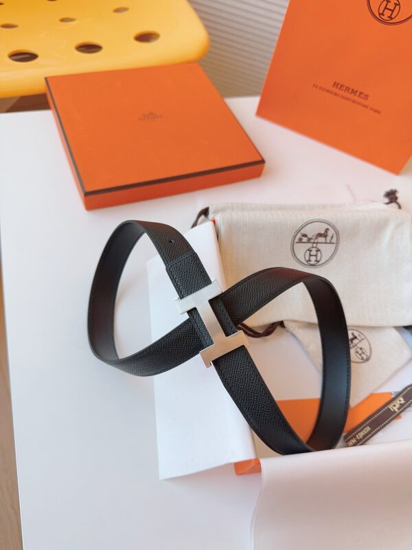 HERMES EPSOM 24mm Calfskin double-sided belt