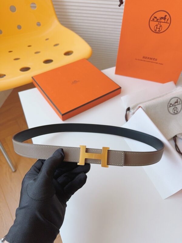 HERMES  EPSOM 24mm  Calfskin double-sided belt