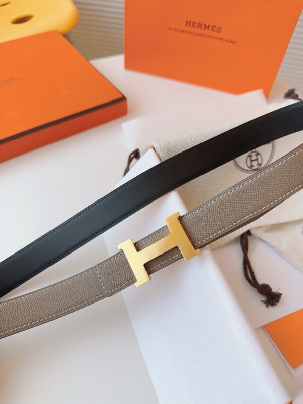 HERMES  EPSOM 24mm  Calfskin double-sided belt
