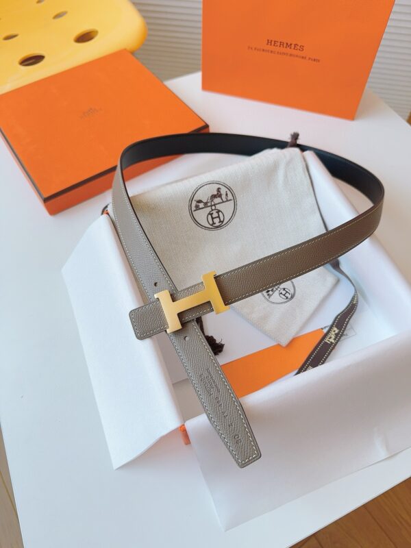 HERMES  EPSOM 24mm  Calfskin double-sided belt
