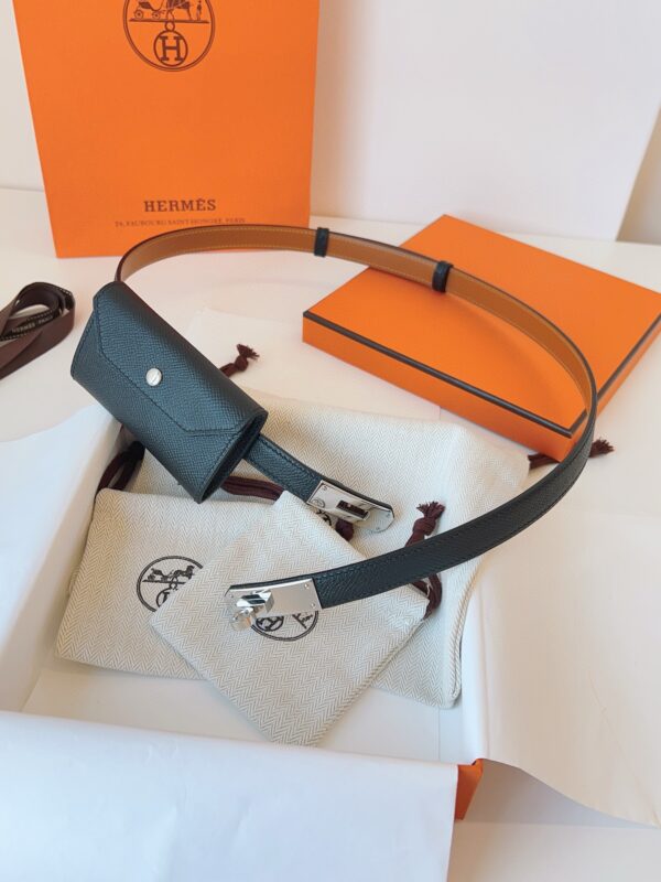 HERMES KELLY POCKET 18 Card belt