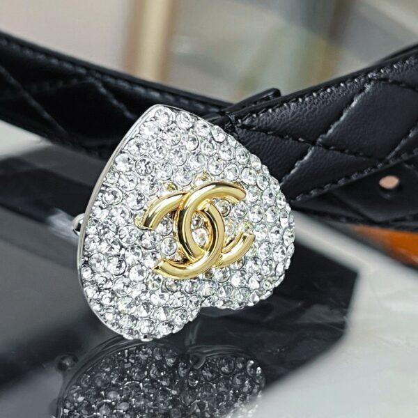 CHANEL LOGO Love diamond belt 20mm