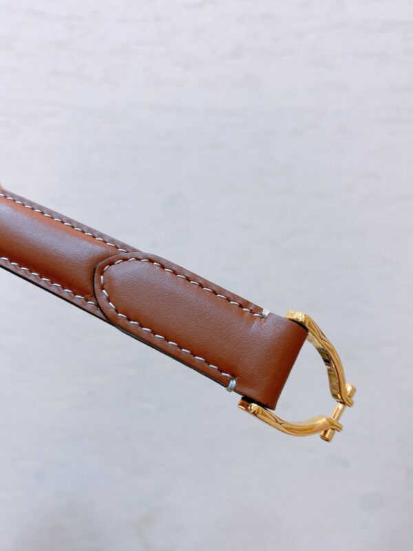 CELINE hook buckle TRIOMPHE belt