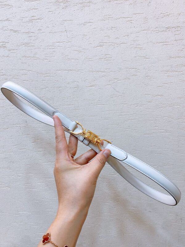 CELINE hook buckle TRIOMPHE belt