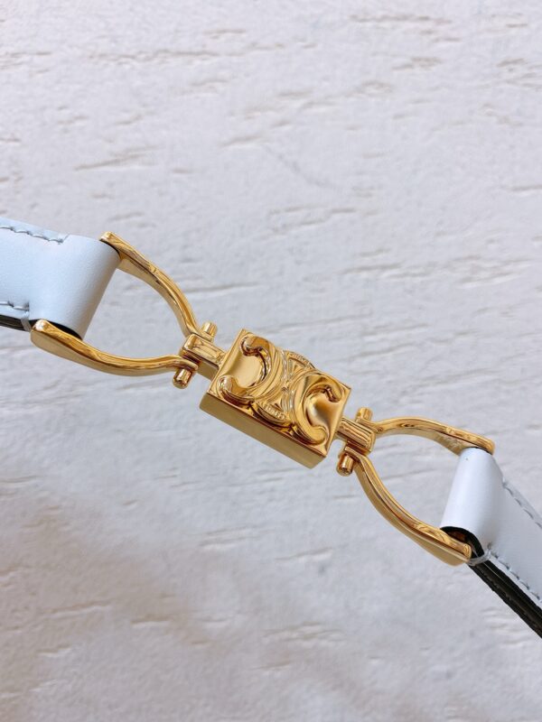 CELINE hook buckle TRIOMPHE belt