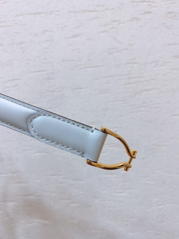 CELINE hook buckle TRIOMPHE belt