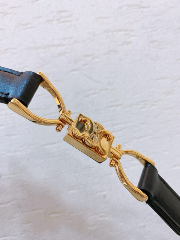 CELINE hook buckle TRIOMPHE belt
