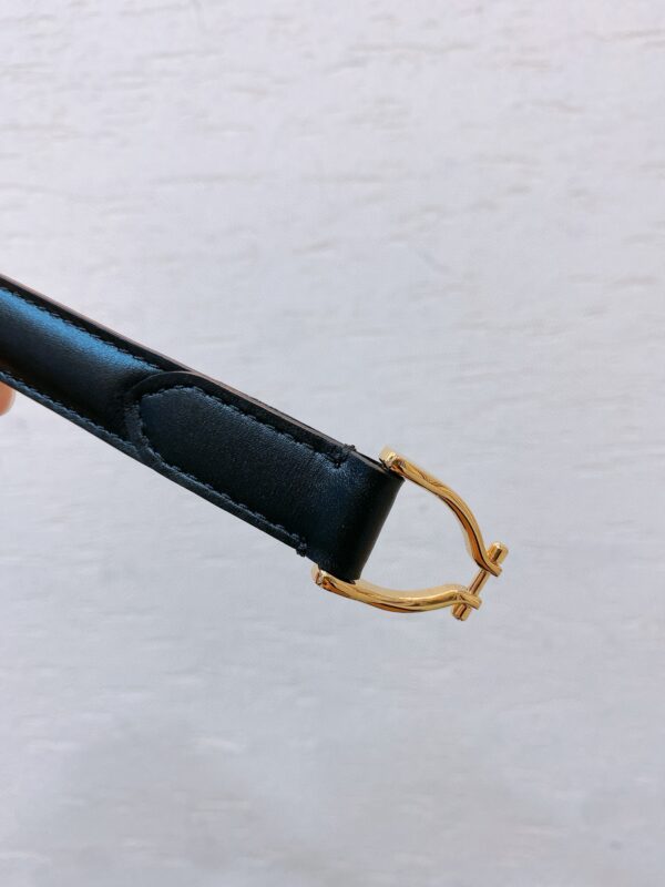 CELINE hook buckle TRIOMPHE belt