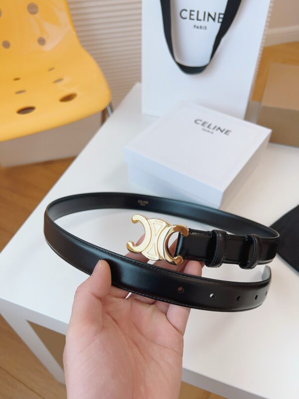 CELINE LOGO belt 25mm