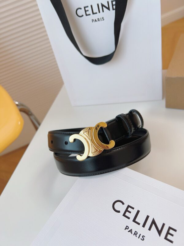 CELINE LOGO belt 25mm