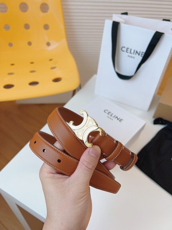 CELINE LOGO belt 25mm