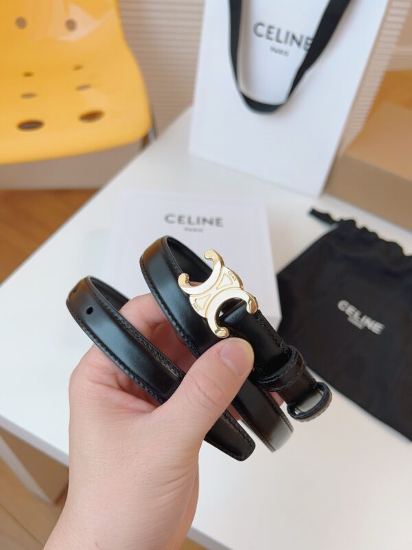 CELINE LOGO belt 18mm