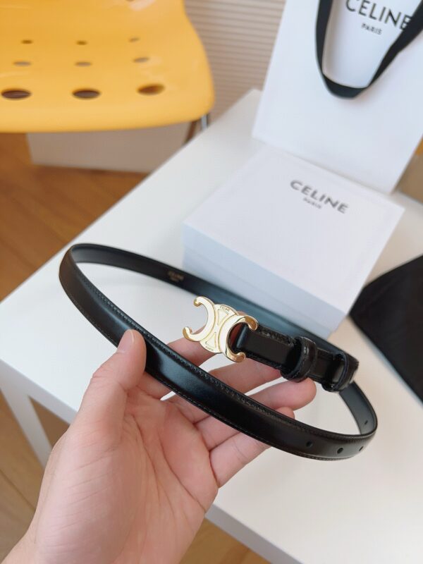 CELINE LOGO belt 18mm